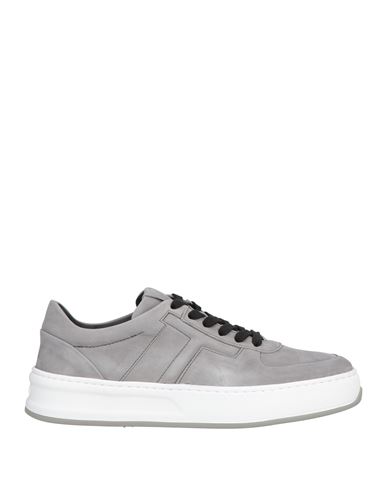 Tod's Man Sneakers Grey Size 9 Leather