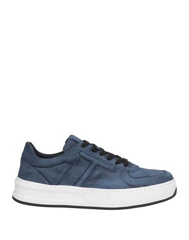 Tod's Man Sneakers Navy Size 9 Leather