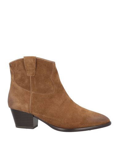 Ash Woman Ankle Boots Camel Size 8 Leather