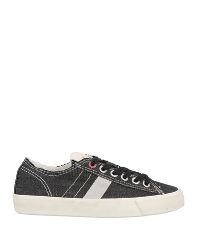 Date D. A.t. E. Woman Sneakers Black Size 6.5 Textile Fibers, Leather