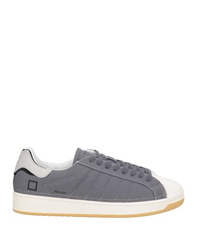 Date D. A.t. E. Man Sneakers Grey Size 9 Leather, Textile Fibers