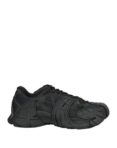 Camper Lab Man Sneakers Black Size 8 Leather, Textile Fibers