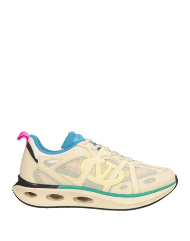 Valentino Garavani Multicolor Leather And Fabric Vlogo Easyjog Sneakers In Multi