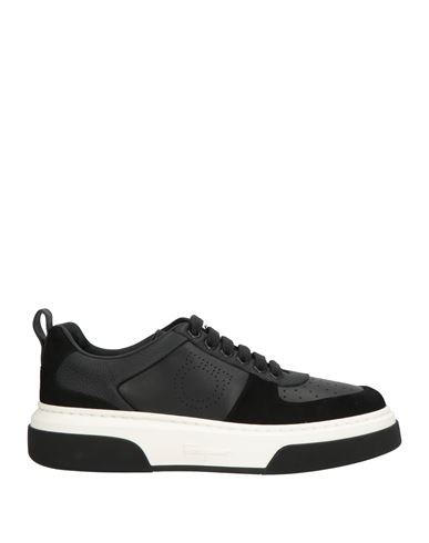Ferragamo Woman Sneakers Black Size 7 Calfskin