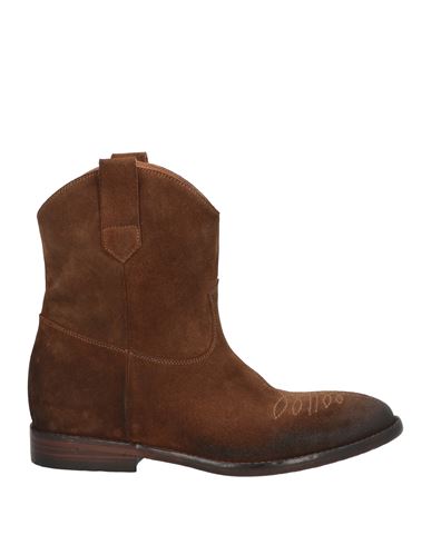 Strategia Woman Ankle Boots Brown Size 10 Leather