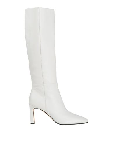 Sergio Rossi Woman Boot White Size 7.5 Leather