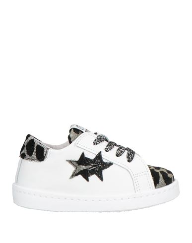 2star Toddler Girl Sneakers Silver Size 10c Leather, Textile Fibers In Silver