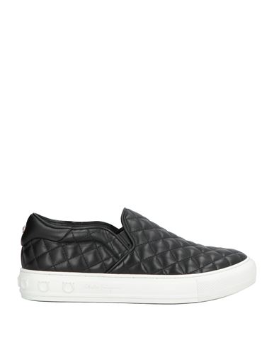 Ferragamo Woman Sneakers Black Size 7.5 Leather