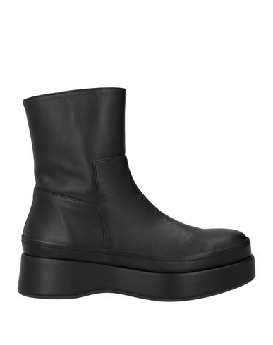 Paloma Barceló Woman Ankle Boots Black Size 8 Leather
