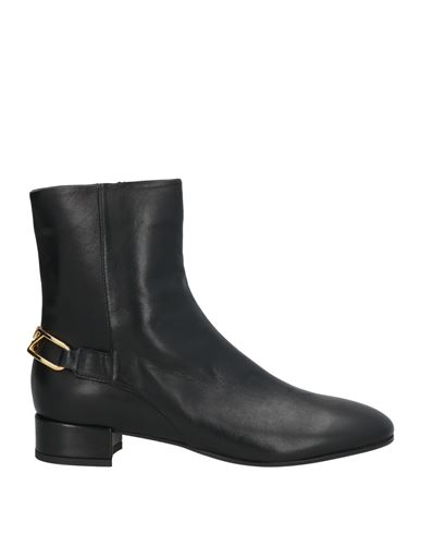 Emporio Armani Woman Ankle Boots Black Size 6.5 Leather