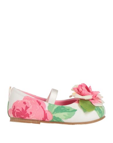 Harmont & Blaine Toddler Girl Ballet Flats White Size 3 Textile Fibers In White