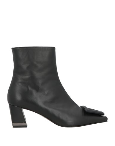 Roberto Festa Woman Ankle Boots Black Size 7 Leather