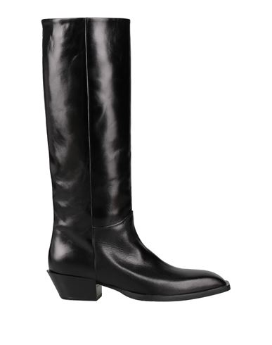 ALYSI ALYSI WOMAN BOOT BLACK SIZE 8 LEATHER 