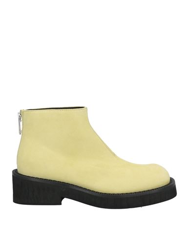 Mm6 Maison Margiela Man Ankle Boots Lime Green Size 9 Leather