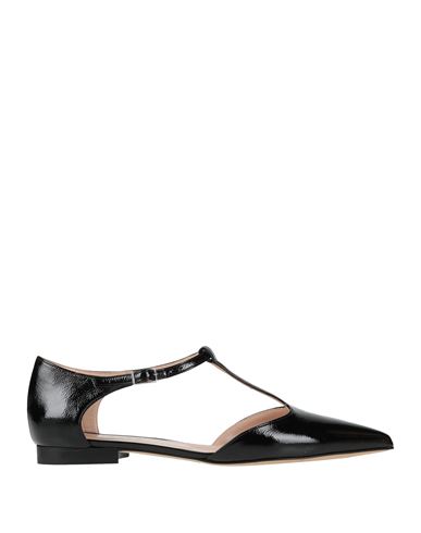 P.a.r.o.s.h P. A.r. O.s. H. Woman Ballet Flats Black Size 8 Calfskin