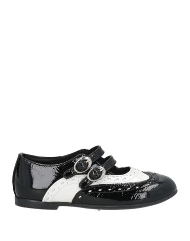 Emporio Armani Toddler Girl Ballet Flats Black Size 10c Ovine Leather