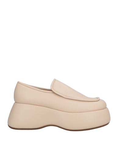 Themoirè Woman Loafers Blush Size 11 Textile Fibers In Neutral