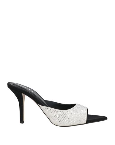 Gia Borghini Woman Sandals Light Grey Size 8 Leather