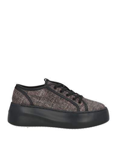 VIC MATIE VIC MATIĒ WOMAN SNEAKERS TAUPE SIZE 6 LEATHER 