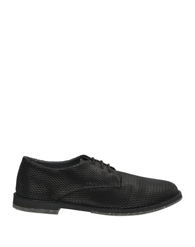Pantanetti Woman Lace-up Shoes Black Size 7 Leather