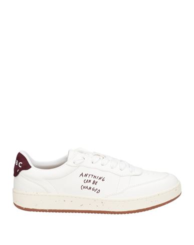 Acbc Man Sneakers White Size 8.5 Textile Fibers