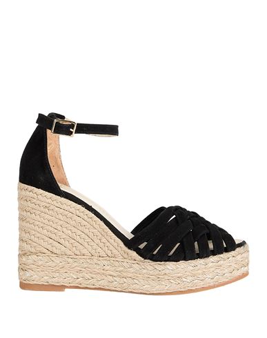 Espadrilles Woman  Black Size 7 Leather
