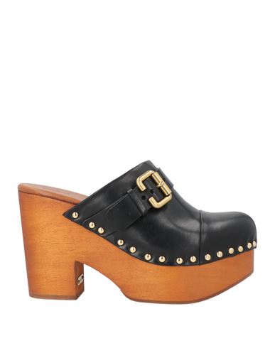 Chloé Woman Mules & Clogs Black Size 6 Leather