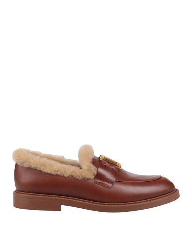 Chloé Woman Loafers Tan Size 6 Leather