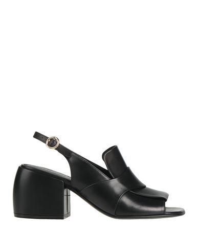 Dries Van Noten Woman Sandals Black Size 6 Leather