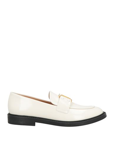 Chloé Woman Loafers Cream Size 7 Leather