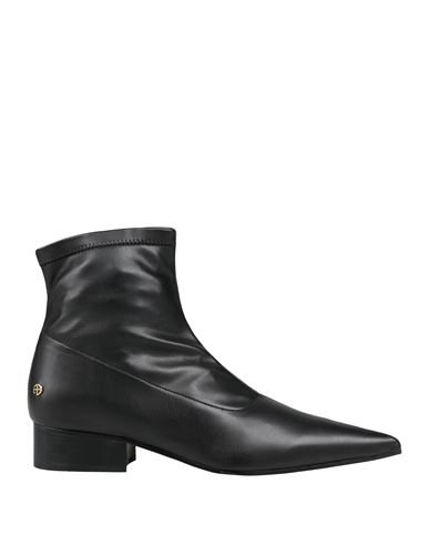 Anine Bing Woman Ankle Boots Black Size 8 Textile Fibers