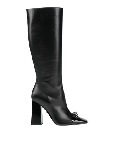 Versace Woman Boot Black Size 8 Calfskin
