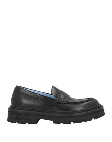 Versace Woman Loafers Black Size 8 Calfskin