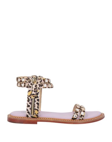 Emanuélle Vee Woman Sandals Lilac Size 6 Leather