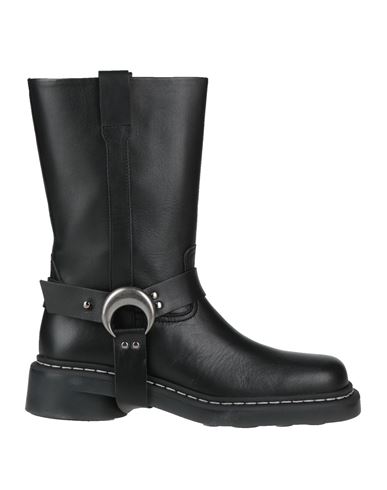 Marine Serre Woman Ankle Boots Black Size 8 Leather
