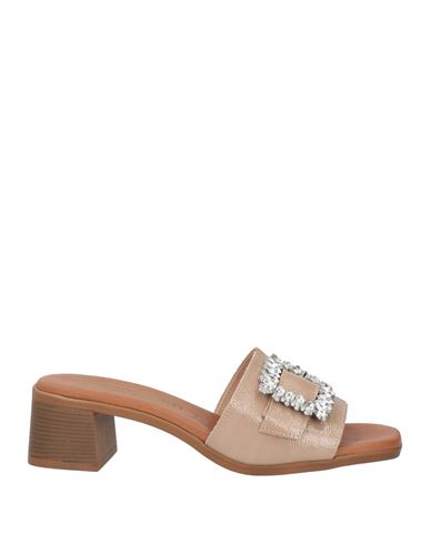 SPARWOMAN SPARWOMAN WOMAN SANDALS TAUPE SIZE 10 LEATHER 
