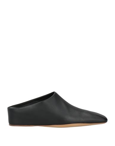 Jil Sander Woman Mules & Clogs Black Size 8 Leather In Black