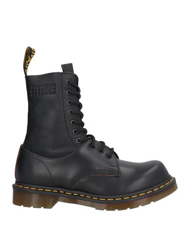 Mm6 Maison Margiela X Dr. Martens Man Ankle Boots Black Size 8 Leather