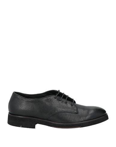 Sangue Man Lace-up Shoes Black Size 12 Leather In Black