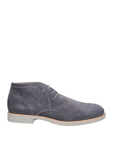 Nero Giardini Man Ankle Boots Slate Blue Size 11 Leather