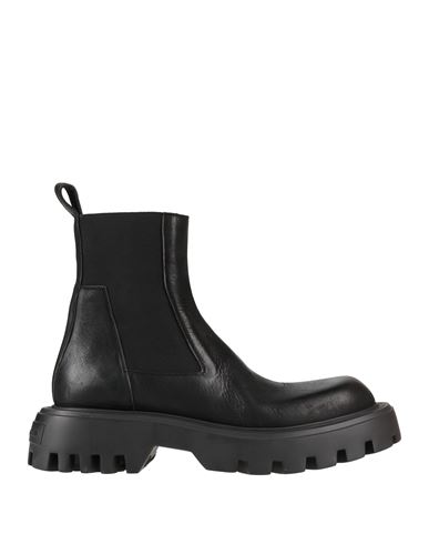 Mattia Capezzani Man Ankle Boots Black Size 9 Calfskin