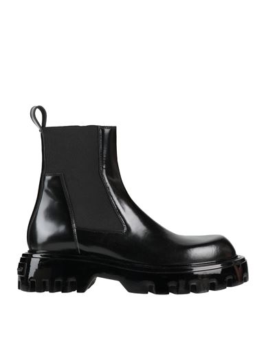 Mattia Capezzani Man Ankle Boots Black Size 9 Calfskin