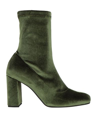Nila & Nila Woman Ankle Boots Green Size 8 Textile Fibers