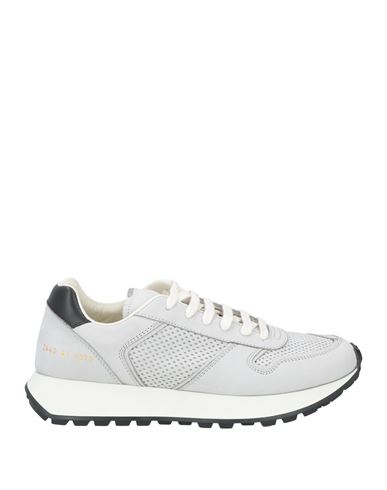 Common Projects Man Sneakers Light Grey Size 9 Leather In Gray