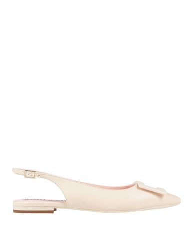 Roger Vivier Woman Ballet Flats Ivory Size 5 Leather