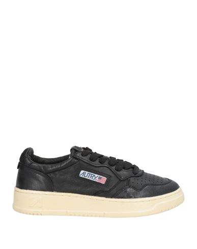 Autry Woman Sneakers Black Size 8 Goat Skin