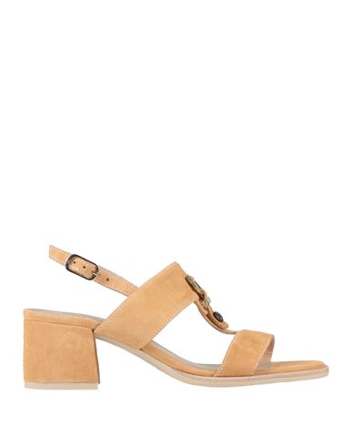 Shop Nero Giardini Woman Sandals Sand Size 8 Goat Skin