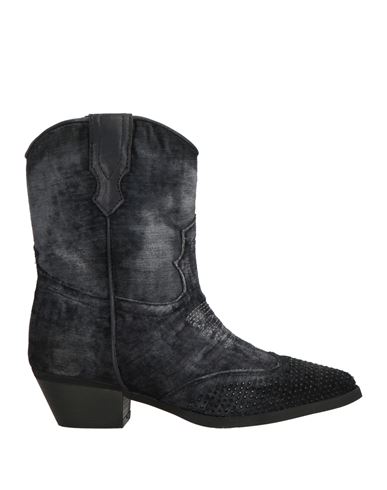 Zoe Woman Ankle Boots Charcoal Size 8 Textile Fibers