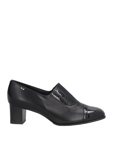 Valleverde Woman Loafers Black Size 10 Leather