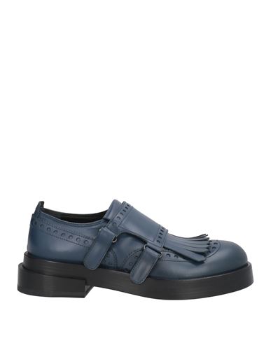 Premiata Woman Loafers Slate Blue Size 8 Leather